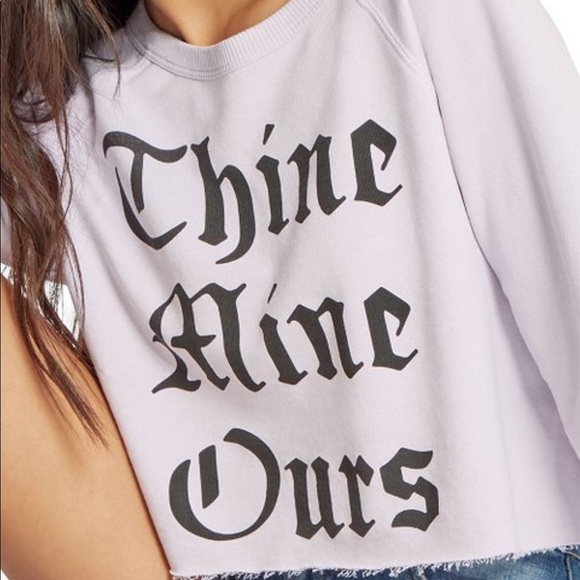 Wildfox Cropped Sweater - Picture 2 of 4